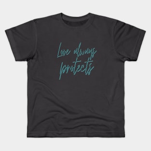 Love always protects Kids T-Shirt